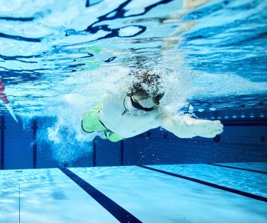 Swimming laps