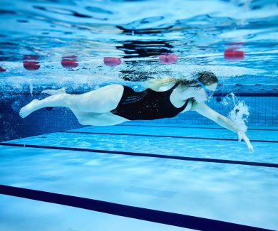 Breaststroke training