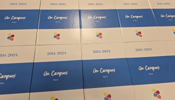 Win een On Campus jubileumboek!