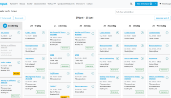 Nieuw rooster op de website