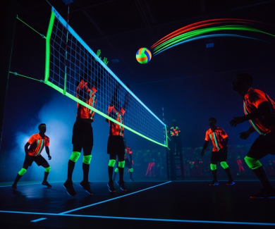 Kosten blacklight volleybal